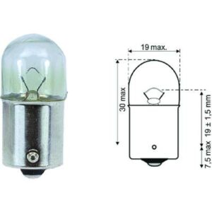R10W [Tube] Glühlampe